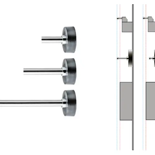 Wandhalter für Normschiene
