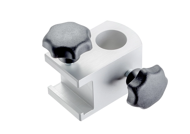 Normschienenklaue für Rohre