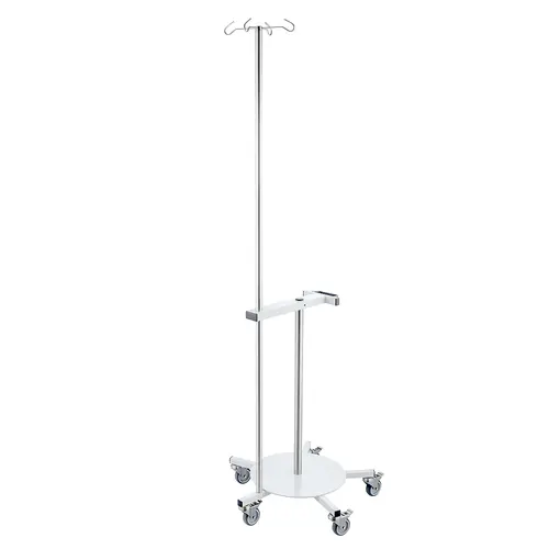 Infusionsflaschen- und Pumpenhalter, fahrbar