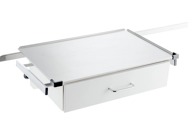 Schubladenkonsole mit Normschienen