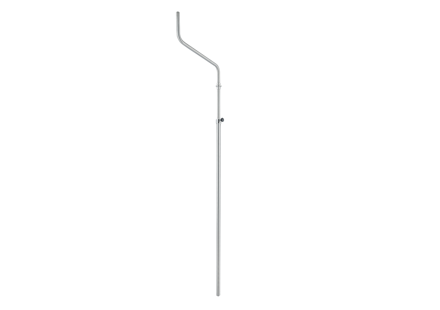 One-hand- adjustable pole, twin tilted