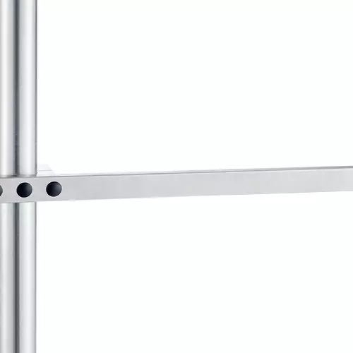 One-sided rail, simple, for single pole