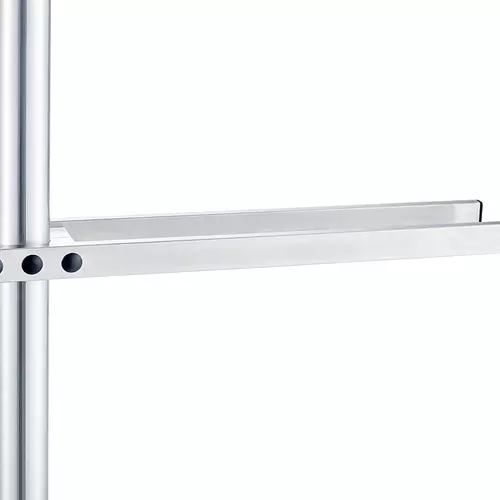 One-sided double-rail for single pole