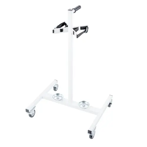 Gas cylinder trolley for 2 gas cylinders