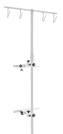 infusion bottle- and pump holder, variable