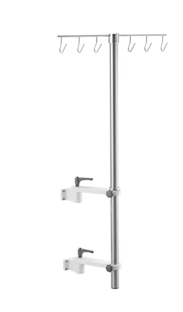 Infusion bottle- and pump holder