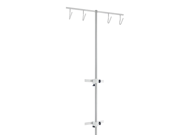 Infusion bottle- and pump holder, parallel