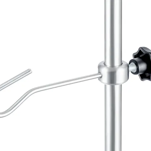 Safety bottle hook for pole