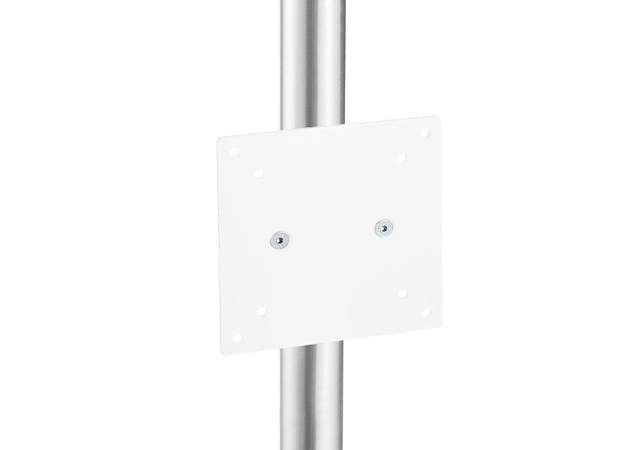 Holding plate for pole