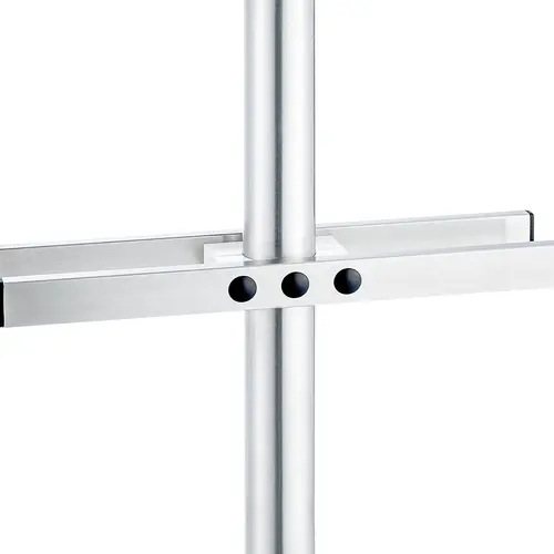 Double-rail for single pole