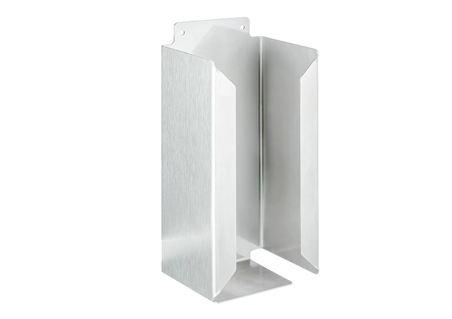 single glove-dispenser rack for wall mounting