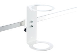 gas cylinder carrying board with rail clamp