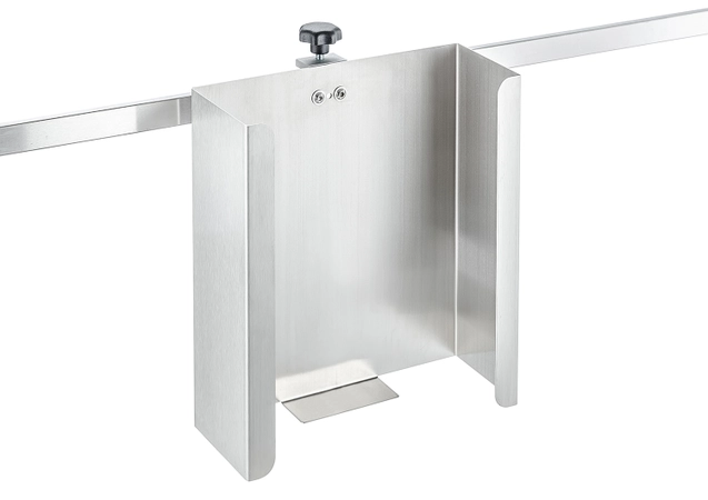 double glove-dispenser rack