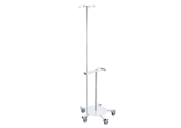 mobile infusion bottle- and pump holder