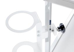 gas cylinder carrying board with prism clamp