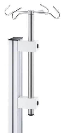 pole with bottle holder