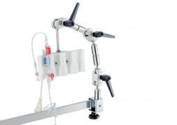 articulated arm for pressure monitoring unit