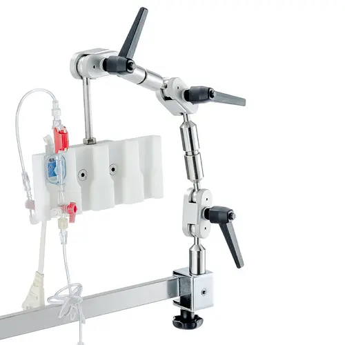 articulated arm for pressure monitoring unit